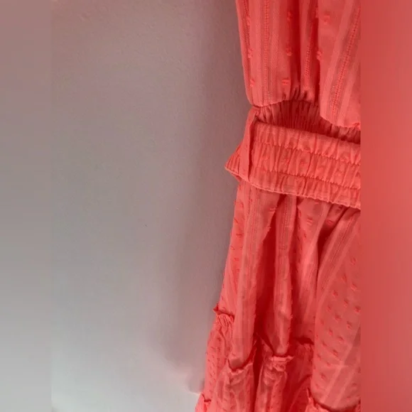 NWT Lilly Pulitzer Louisa Belted Off the Shoulder Mini Dress in Papaya Punch M - Picture 9 of 16